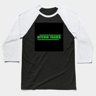 Bitcoin Trader - Logo Baseball T-Shirt